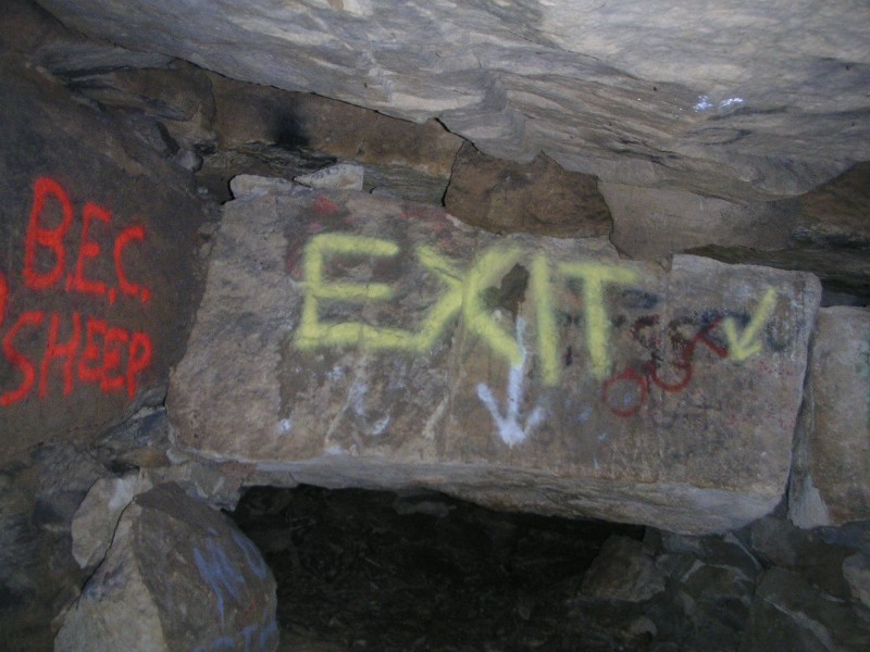 bfs_exit.jpg - I know we said navigation was difficult, but admittedly in some parts its really easy.