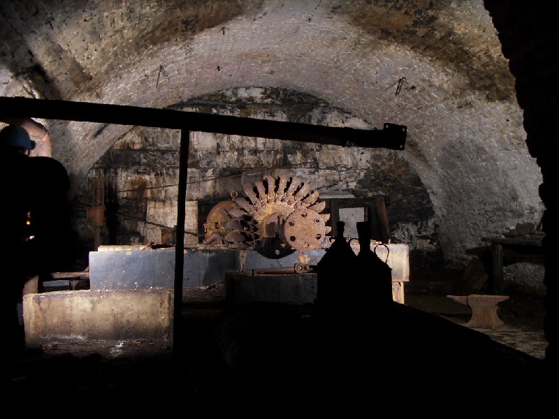 37_bs_comp_roomview.jpg - Side view of the pelton and compressor bed.