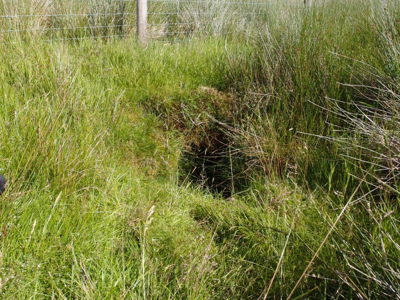 P8012628.JPG - Hole just past the slipped stones.