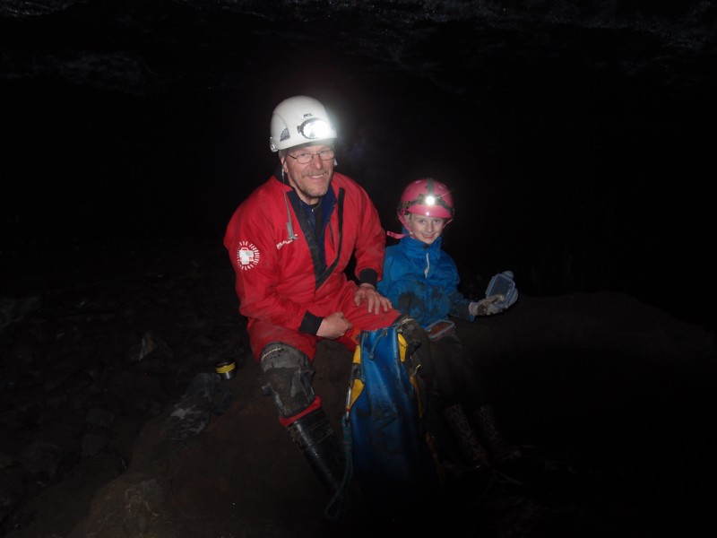 P5014801.JPG - Treat stop, second level of the flats on Brownley Hill Middle Vein.