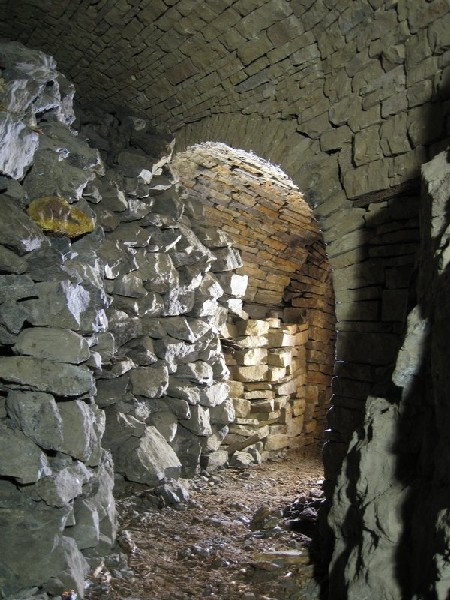 IMG_5871.JPG - Some of the most impressive stone work we have seen in Nenthead, in the entance passage to Tatler's String.