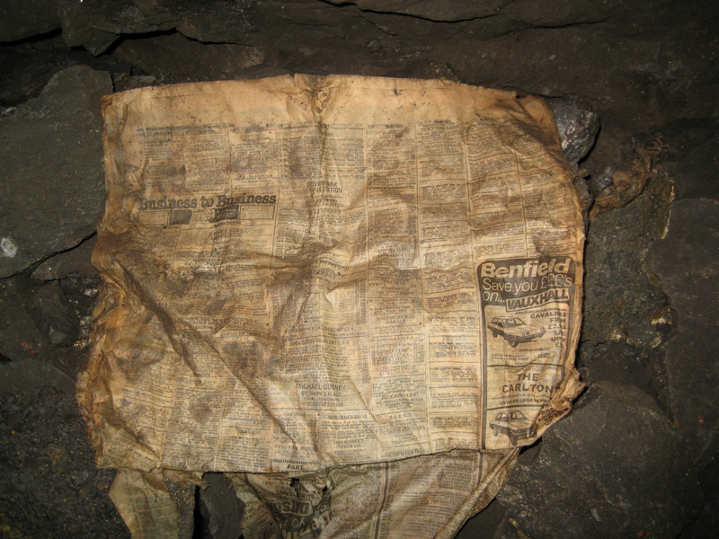 IMG_5482.JPG - Is this an artifact? Newspaper dated from Novemeber 13th 1978, Newcastle Evening Chronicle, motoring section. Do you fancy a 77 Granada 3.0GL for £3795, or maybe a 75 Volvo 244, orange with brown upholstery £3495 - humm how appealing.