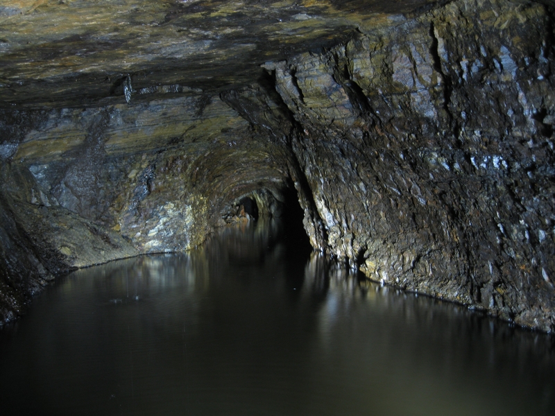 Img_5460.jpg - The general state of the passage along the drive in from the level mouth, Brownley Hill High Level.