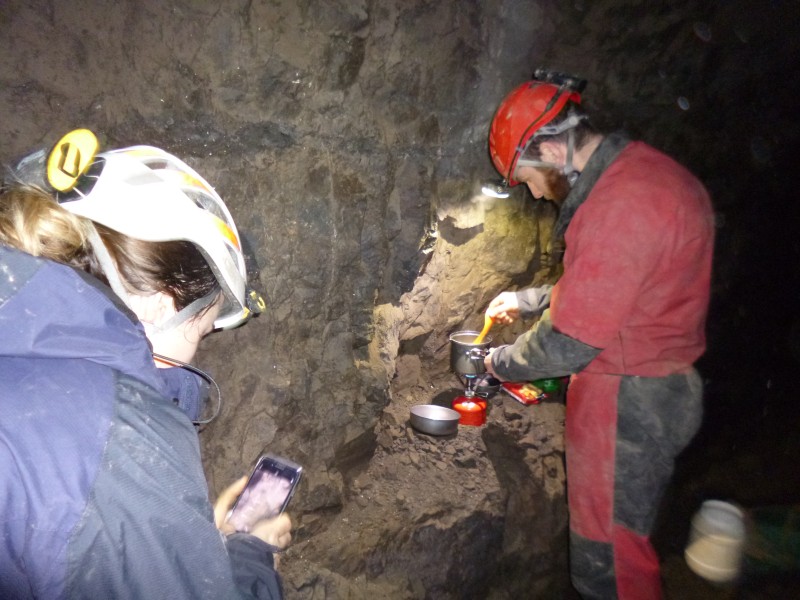 P1080168.JPG - No phone signal down here dear. Photo by Mark.