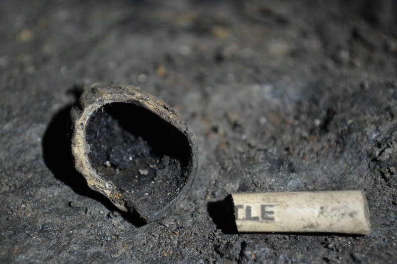 DSC_0017.JPG - Pipe remains. Photo by Karli.