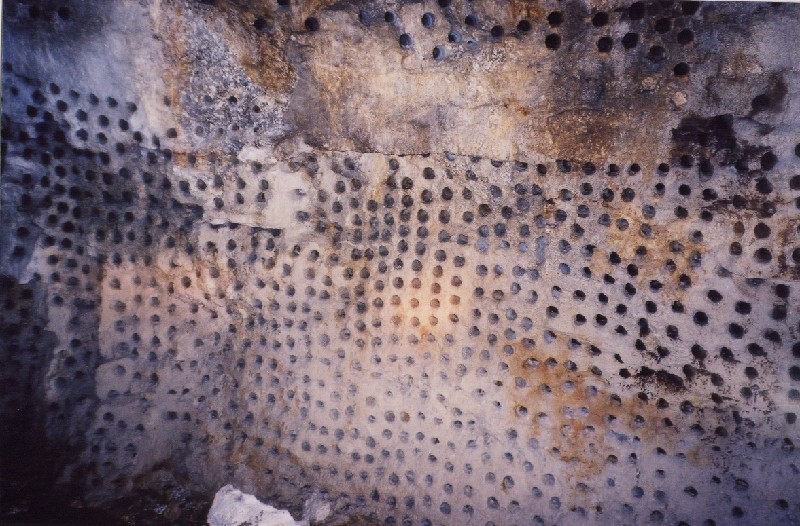 camborne3.jpg - The mine originally was a test place for a drill manufacturer, they would just set up drills and set them running until they broke. It is dotted like swiss cheese.