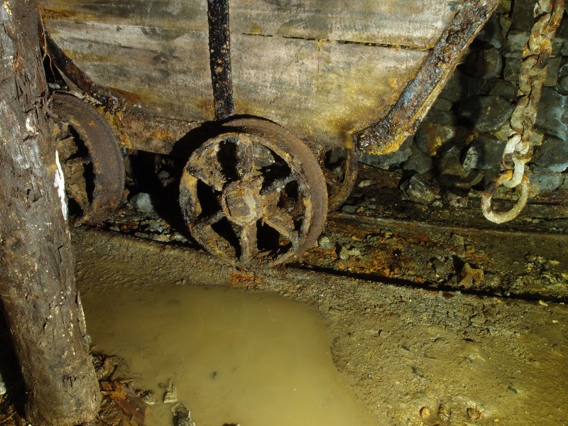 PC036760.JPG - Close up of wheel on ore truck.