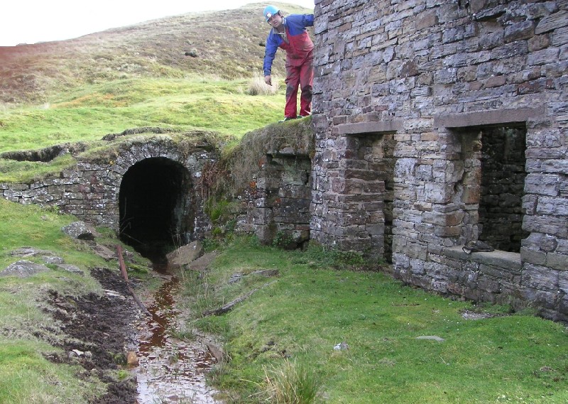 cch_mainadit_2.jpg - The main adit before the restoration of the mine workshop.