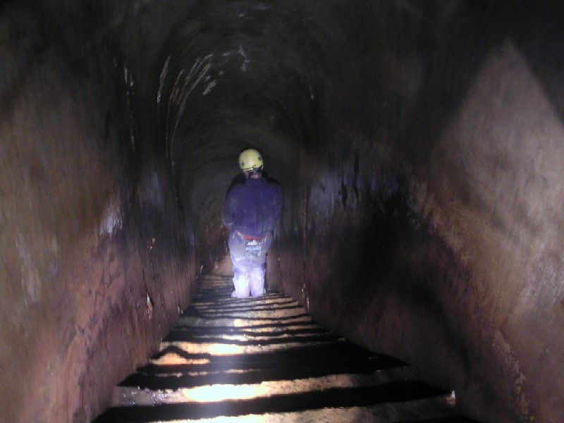 cch_viewdownstairs2.jpg - Looking down the steps, it was really difficult to get a good photograph here.