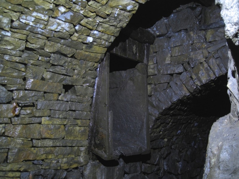 IMG_3123.jpg - A very large hopper from the high flats feeding the hopper in the middle flats.