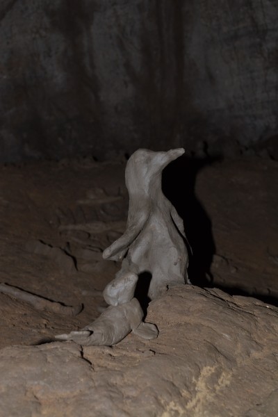 DSC_0458.JPG - Clay sculptures at the bottom of Mud Hall. Photo by Karli.