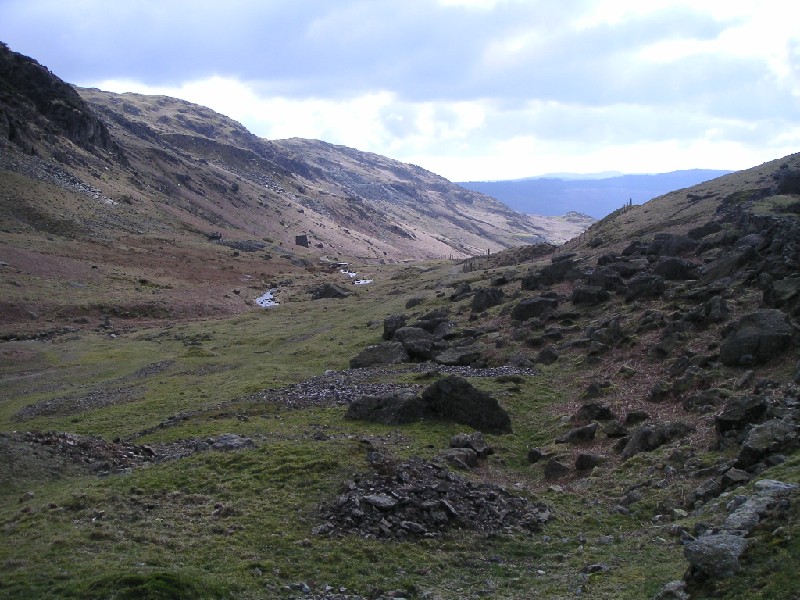 ccm_viewfromflemings.jpg - Looking down the valley from Fleming's Level. The wheel pit can be seen in the distance.