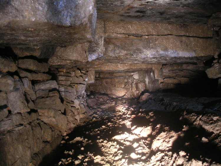 n2_mainlevel2.jpg - Crawlled a little bit further in, but it looks like the silt has totally sealed the level in this direction.