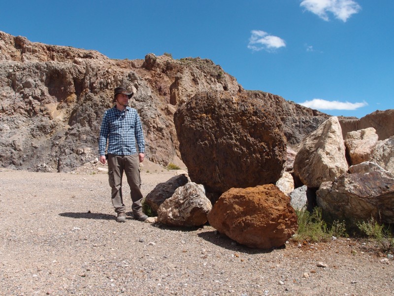 P6069559.JPG - A selection of rocks showing the ores.
