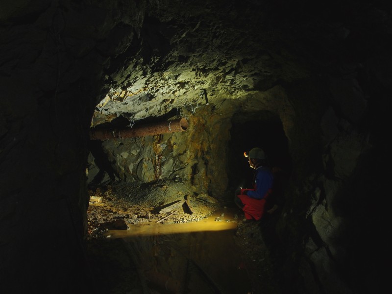 P6143287.JPG - Junction before the last two foreheads on No3 Level.