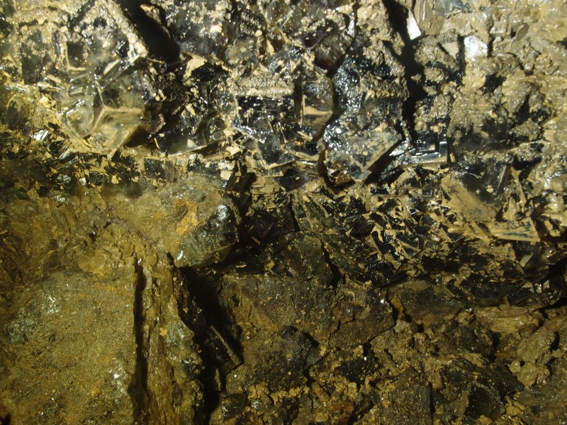 P1122354.JPG - Fluorite cubes in the cavity.