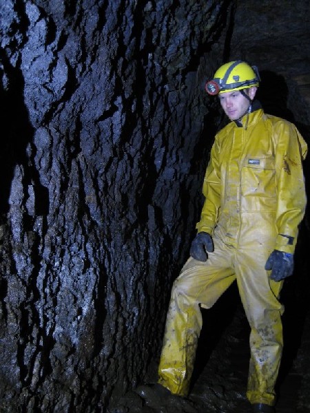 IMG_1414.jpg - Pick marks on the wall.