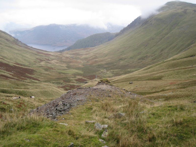 glencoynedale.jpg - Looking down the Glencoynedale Valley from the Glencoyne Level spoil heap.