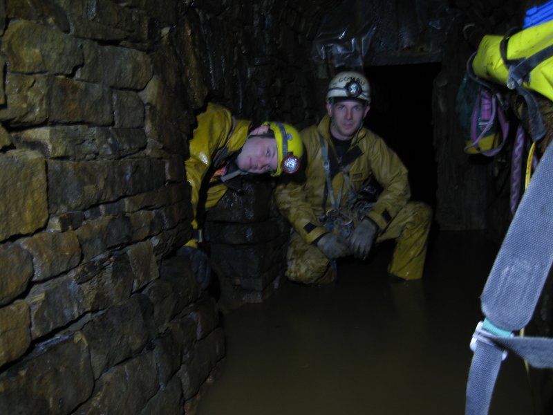 IMG_2033.jpg - In the level, with the ventilation door in the background- why can't people stay still for photos?