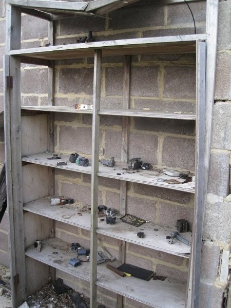 Img_3775.jpg - Parts in one of the storage sheds.