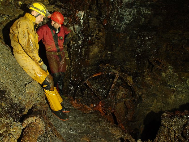 P5083620.JPG - Drawing sump and wheel.