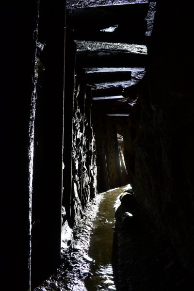 DSC_0570.JPG - Fine example of CATMHS digging on the crosscut to the Sun Vein. Photo by Karli.