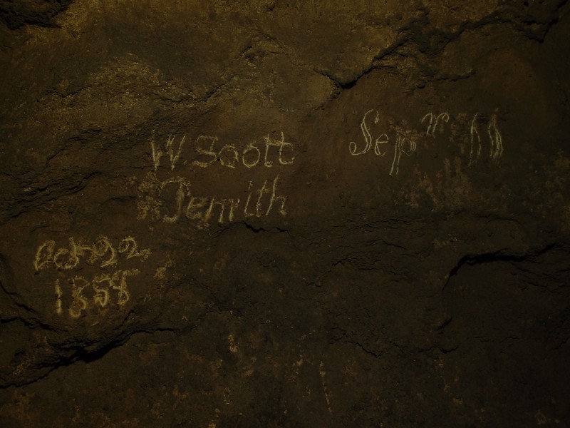 PC011851.JPG - Victorian graffiti. W. Scott from Penrith, October 22nd, 1858.