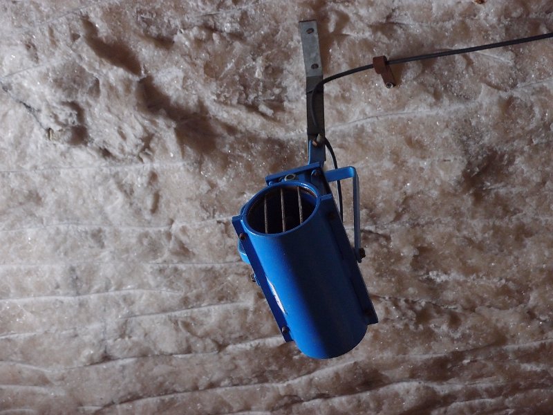 P5200664.JPG - Anemometer. These are sited all over the mine and moinitor air flow for the regulation of ventilation.