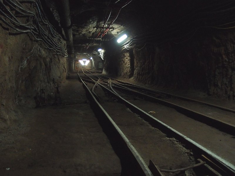 P5200673.jpg - 'Michael' shaft is located at the end of the twin row lighting.