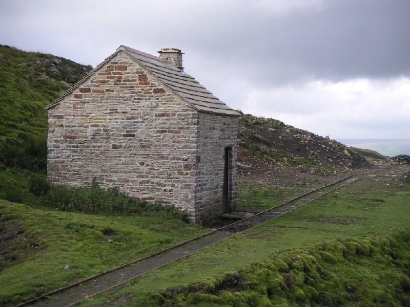 mc_workshop.jpg - The restored Middlecleugh mine workshop in 2007.
