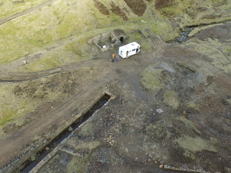 DJI_0027.JPG - View from a drone -  Smallcleugh Adit.