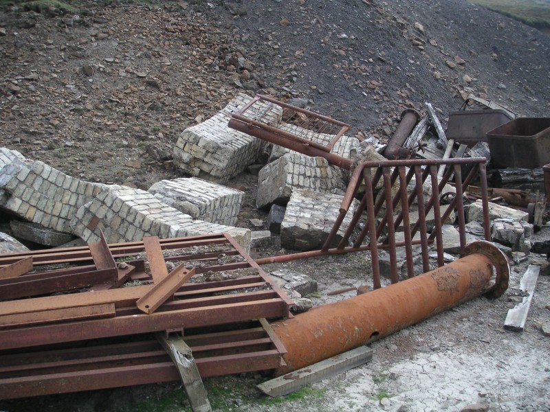 nsf_machinary10.jpg - Arching remains from the smelt mill.