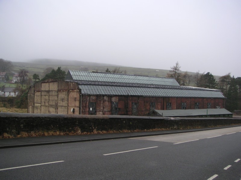 nsp_dressingmill.jpg - The old Nenthead Dressing Mill. Erected in 1908 by the Vielle Montagne Zinc Company, it housed the main gravity dressing plant. Prior to 1908 the site was part of the London Lead Companies Rampgill dressing floor. In the late 1920's the mill was linked by an aerial ropeway to Wellhope Shaft. During the Second World War the gavity plant was removed and a floatation plant installed to retreat the waste dumps for ore.