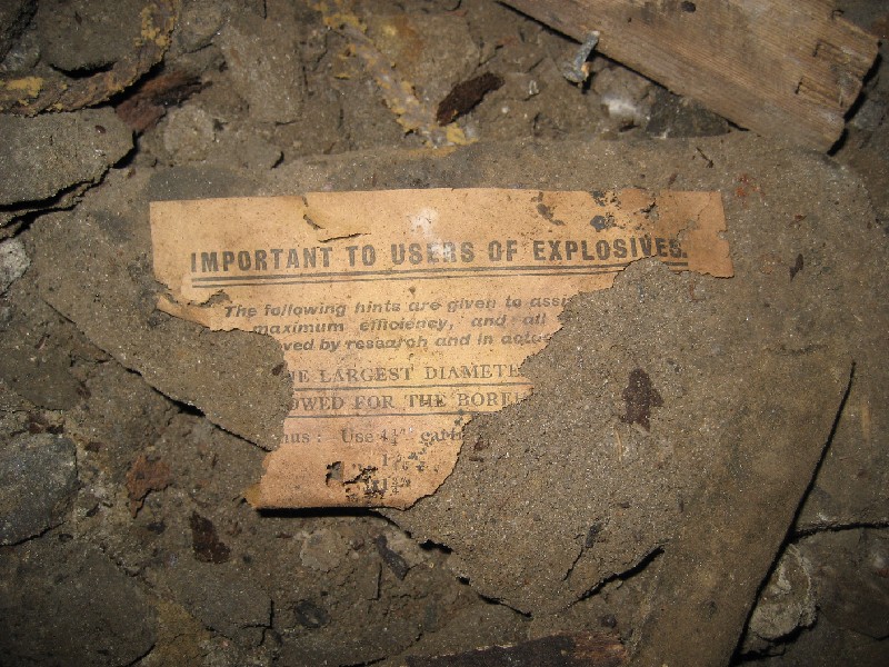 IMG_1383.jpg - Explosive instructions. Photo by Karli.