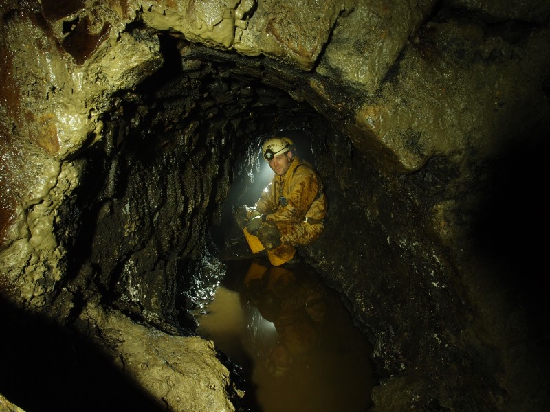 P2211970.JPG - View along the southwest end of the level.