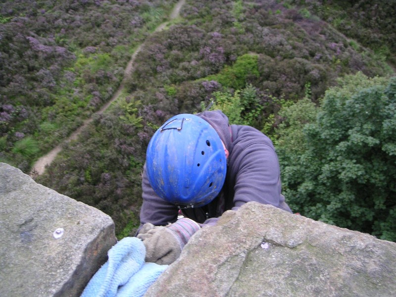 wilton1_theprow1.jpg - Myself about to abseil down.