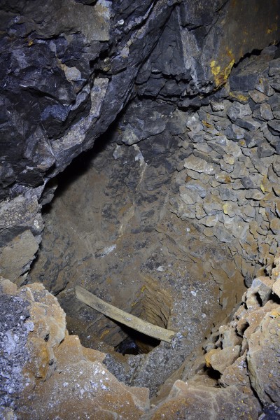 DSC_0142.JPG - View down a large ore chute. Photo by Karli.