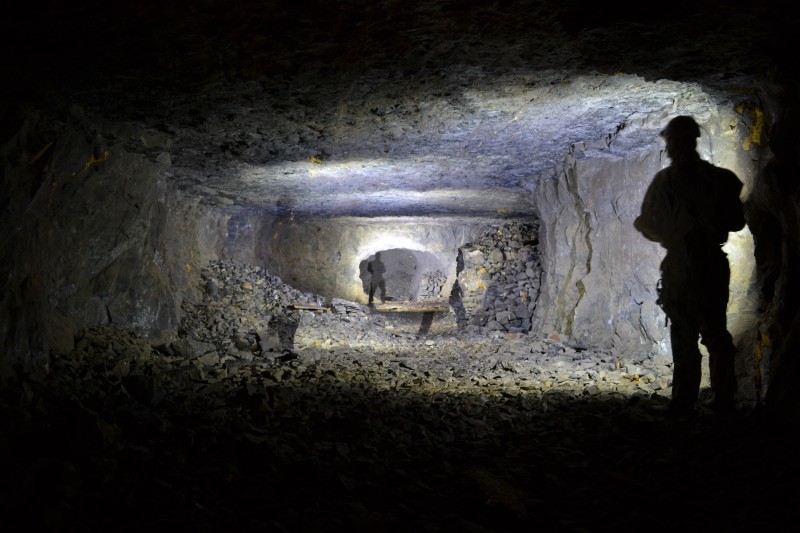 DSC_0274.JPG - Karli's camera set to bulb mode, with me walking in the dark and turning the flood light on and off in places.