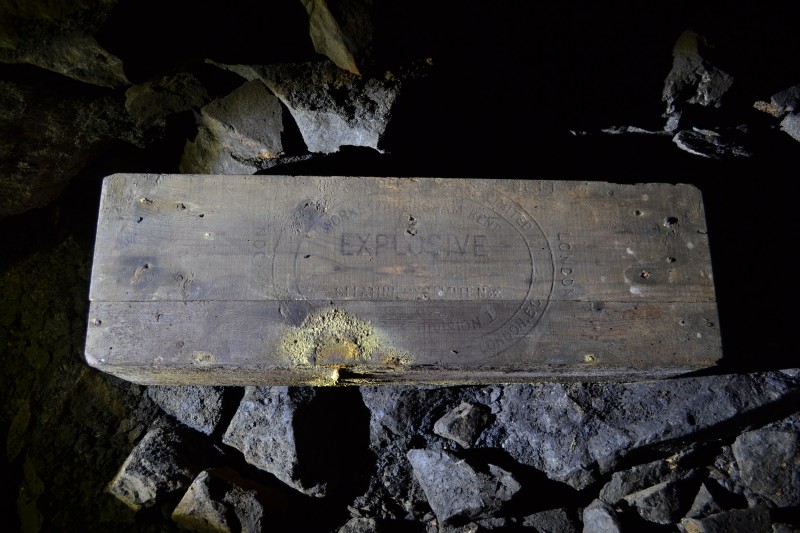 DSC_0285.JPG - Explosives box. Photo by Karli.