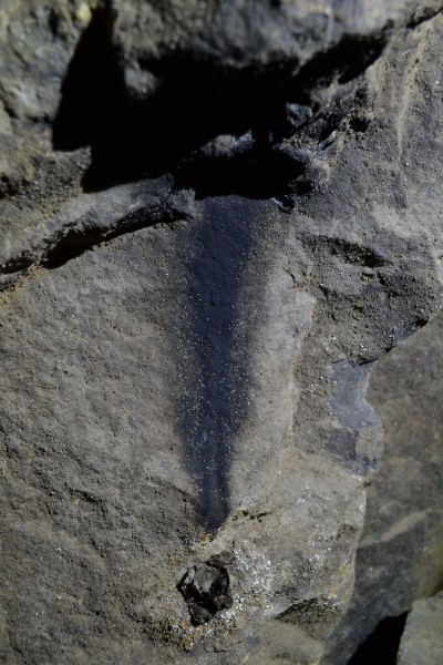 DSC_0300.JPG - Soot mark from candle. Photo by Karli.