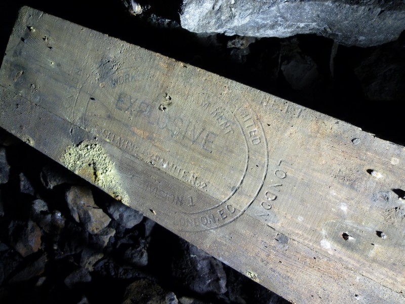 P1030635.JPG - Explosves box. Photo by Sal.