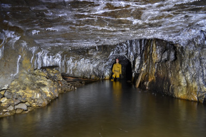 DSC_0235.JPG - Wide section of level on the way in along the horse level. Photo by Karli.