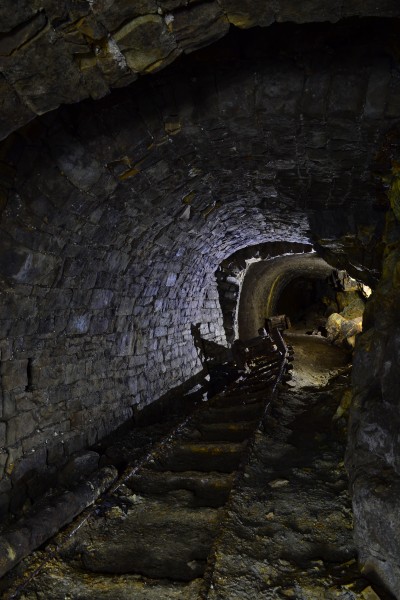 DSC_0728.JPG - Wide area of the horse level with the heaved up rail tracks.