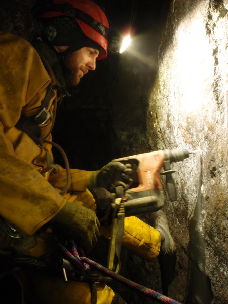 PC046789.JPG - Drilling for the ring anchors.