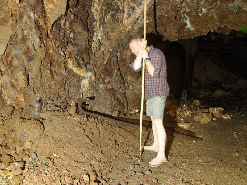 P6067742.JPG - Section of ladder and the famous not Costa bottle !