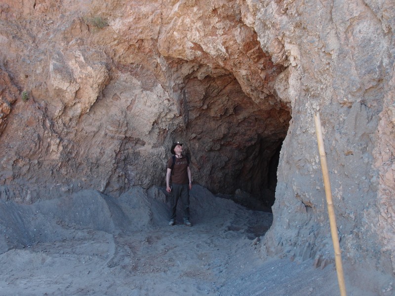 P6067757.JPG - After the mine offices heading up the track this was the first adit we came to.