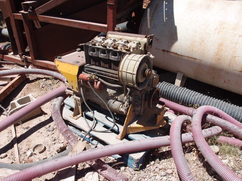 P6067790.JPG - Old machinary dump - engine block.