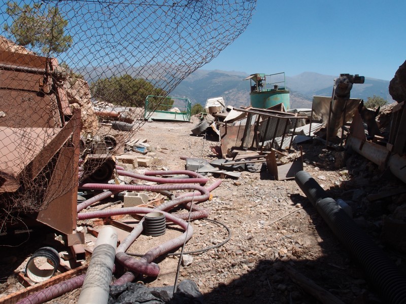 P6067792.JPG - Looking out from the open cut workshop.