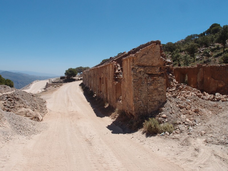 P6067805.JPG - Further up the track from the workshop, more old mine buildings.