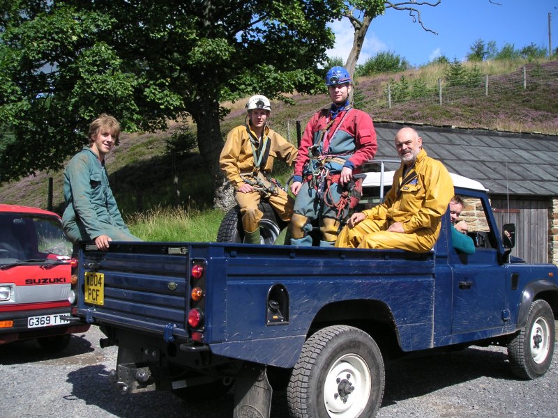 sc_beforetrip.jpg - All nice and clean for the trip to Bogg Shaft. Charlie's company vehicle provides an excellent chauffeur service.